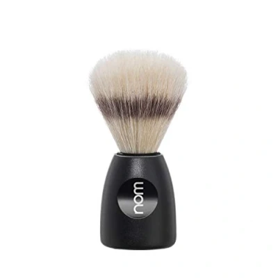 Image of nom Lasse Natural Bristle Shaving Brush (Handle: Black)