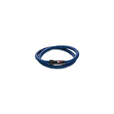 Image of Tommy Hilfiger Jewelry Men&#039;s Leather Bracelet with Magnetic Closure