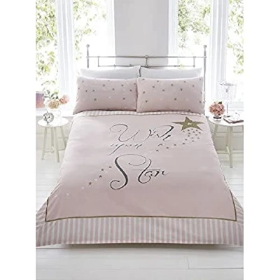 Image of Rapport Home Wish Upon a Star Pink King Bedding Set Dreamy and Cozy Comfort for Your Bedroom