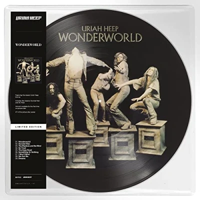 Image of Uriah Heep Wonderworld 2023 UK picture disc LP BMGCAT537LP/#7
