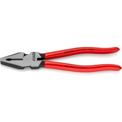 Image of Knipex High Leverage Combination Pliers black atramentized, plastic coated 225 mm 02 01