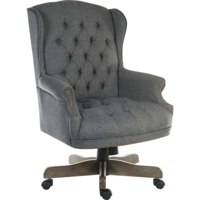 Image of TEKNIK Chairman Fabric Tilting Executive Chair Grey