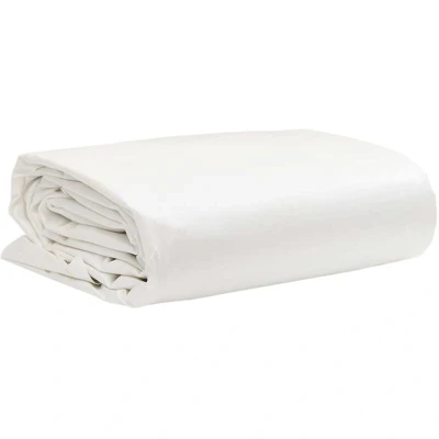 Image of vidaXL Tarpaulin White 4x5 m 650 g/m²