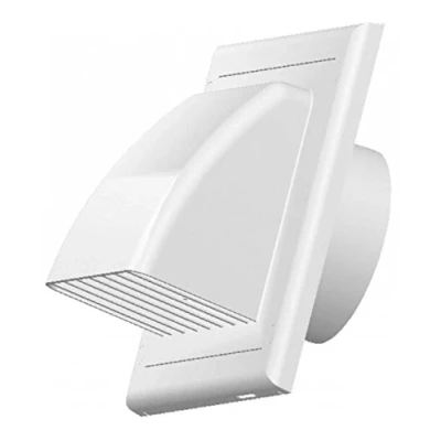 Image of Gravity Flap Grille for Outdoor Ventilation (125mm Duct) Brown