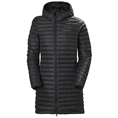 Image of Helly Hansen Women&#039;s Sirdal Long Insulator Jacket, Black, L UK