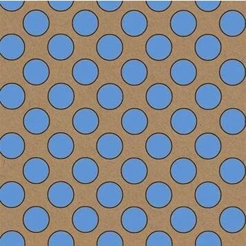 Image of Bags of Room Printed Kraft Paper Gift Wrap Pack 1 Roll 2M Botanical Spot Blue