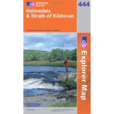 Image of Explorer Active 444 Helmsdale &amp; Strath of Kildonan Map With Digital Version