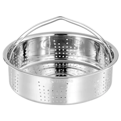 Image of Skingwa Steamer Basket,Steamer Basket Insert for 6,8 Pots (Small hole)