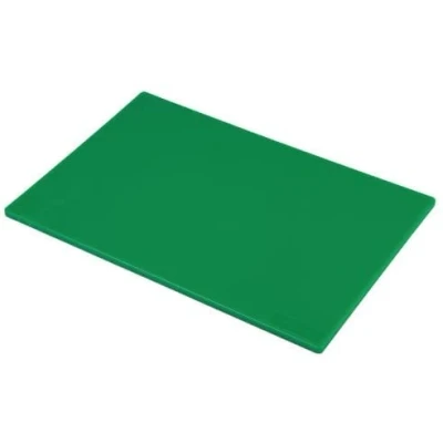 Image of Acense Professional Large Chopping Board Catering Food Prep Cutting Colour Coded (Green)