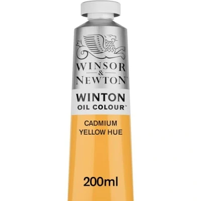 Image of Winsor &amp; Newton Winton 200ml Oil Colour Cadmium Yellow Hue,1437109