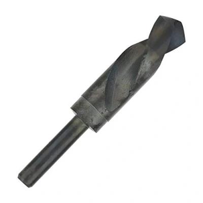 Image of 1/2 Straight Shank Twist Drill Bit, High Speed Steel Milling Bits, Reduced (26mm)