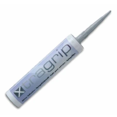 Image of BOHLE Xtragrip® mirror adhesive 310ml Cartridge silicone based solvent free oxime rubber for stress compensating bonding onto wood concrete stone glass metal, etc.