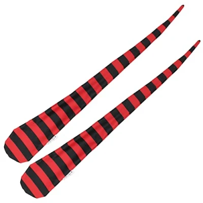 Image of Cascade Juggling Poi Socks Stretchy Trainer Sock Ideal For All Levels (Red and Black)