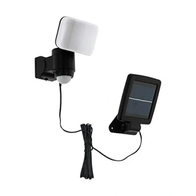 Image of EGLO Casabas LED solar lamp with sensor, black