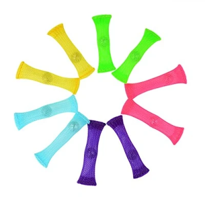Image of FIDGET TOYS(Package of 10, 5 colors) Stress Relieve toy, Focus Enhance, Soothing Marble Fidgets for Children and Adults, has helped with ADHD ADD OCD Autism, Depressions Anxiety disorders
