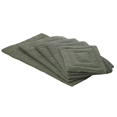 Image of House of Paws Moss Berber Fleece Large Mat for Pets Machine Washable, Insulating and Durable