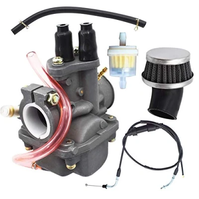 Image of munirater Carburetor Carb Air Filter Throttle Choke Cable Replacement for Yamaha PW80 Y Zinger Big Wheel 80 BW80 Dirt Bike 1983 2006
