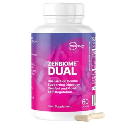 Image of Microbiome Labs ZenBiome Dual 60 Capsules