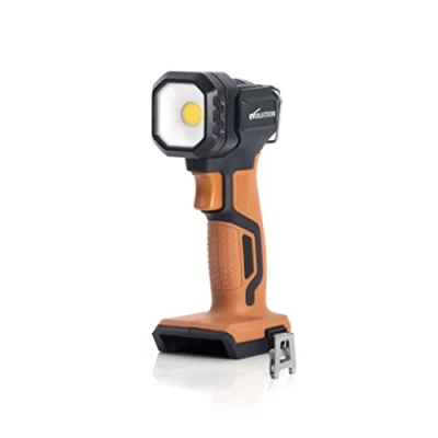 Image of Evolution Power Tools R1000TOR Li Portable Cordless LED Work Torch Rechargeable Light, 750/1000 Lumens, 18v Ion, Battery Not Included