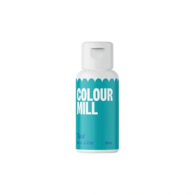 Image of Colour Mill Oil Based Food Colouring Teal Next Generation for Baking, Decorating, Icing and Cooking Dye DIY Slime Crafts Making 20 ml