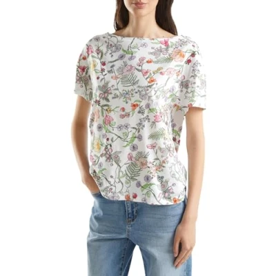 Image of United Colors of Benetton Women&#039;s T Shirt 331vd107f, White, L