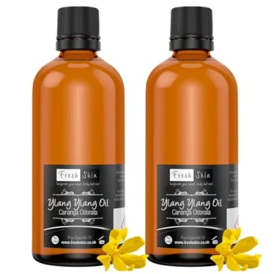 Image of Freshskin Beauty LTD Ylang Essential Oil 200ml (2 x 100ml) 100% Pure &amp; Natural Oils