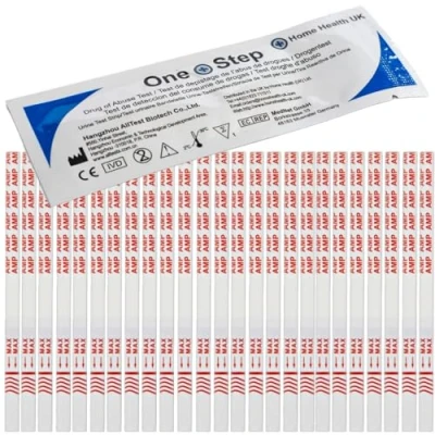 Image of 25 x Amphetamines (Speed) Test Urine Drug Testing Kits Strips