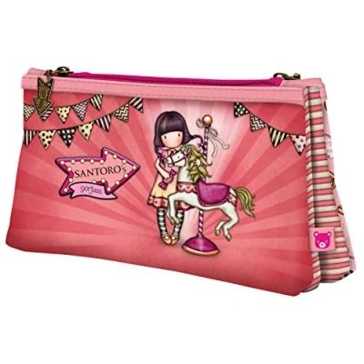 Image of Santoro Gorjuss Double Pencil Case Carousel