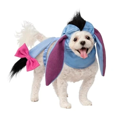 Image of Rubie&#039;s unisex adult Disney: Winnie the Pooh Pet Costume Accessory Set, Eeyore, Medium Large US
