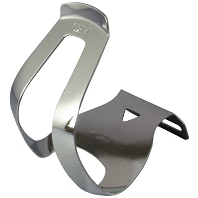 Image of MKS Half Clip steel Deep: Durable construction with a deep design for secure foot placement, enhancing cycling comfort and control