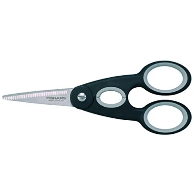 Image of Fiskars Kitchen Scissors, Total Length: 22 cm, Steel/Synthetic Material, Functional Form, 1003034
