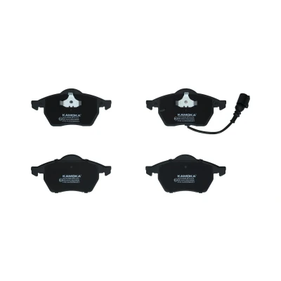 Image of 1J0698151M Brake pad set KAMOKA JQ1012926 Front Axle incl. wear warning contact VOLKSWAGEN: Golf 5, 4, Polo IV Hatchback, AUDI: TT Coupe
