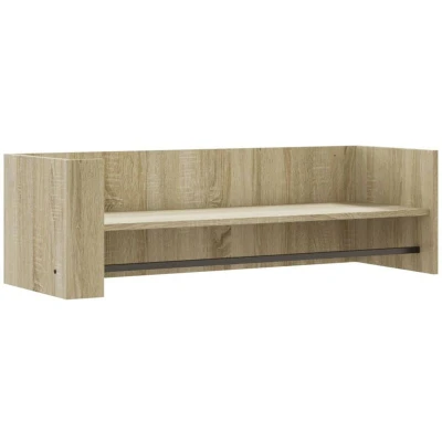 Image of vidaXL Wall Shelf Sonoma Oak 100x35x30.5 cm Engineered Wood