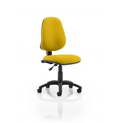 Image of Eclipse Plus I Lever Task Operator Chair Bespoke Colour Senna Yellow