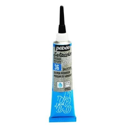 Image of Pebeo Setacolour 3D Glitter Effect Paint