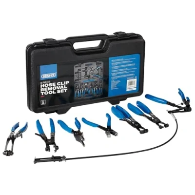Image of Draper Hose Clip Removal Tool Set, 18 54mm