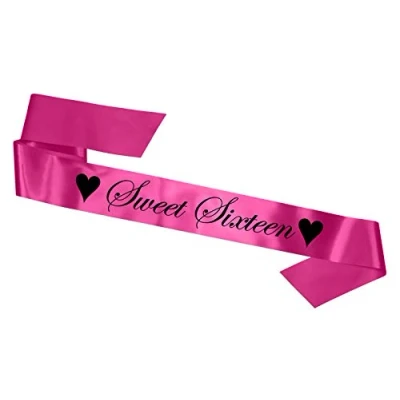 Image of Sweet Sixteen 16th Birthday Sash