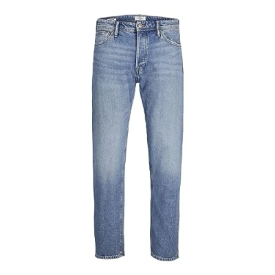 Image of Jack &amp; Jones Men&#039;s Jjierik Jjoriginal SBD 514 Jeans, Blue Denim, 28 W/32 L