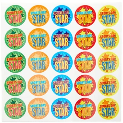 Image of SuperStickers Sports Day Star Sticker Pack (250 Stickers)
