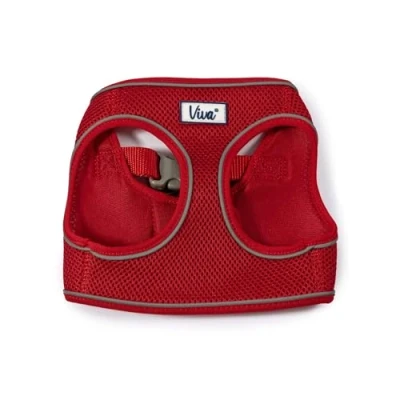 Image of Ancol Viva Step in Comfort Harness Red .Small/Medium To Fit 41 47cm