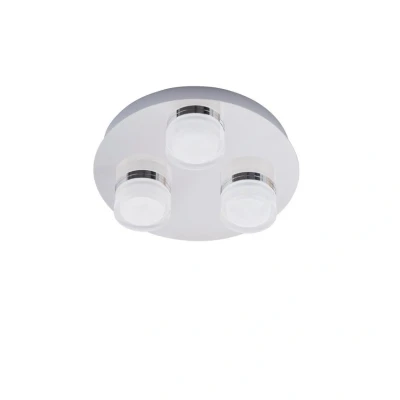 Image of Amalfi 4000k LED Bathroom Ceiling Light Chrome IP44