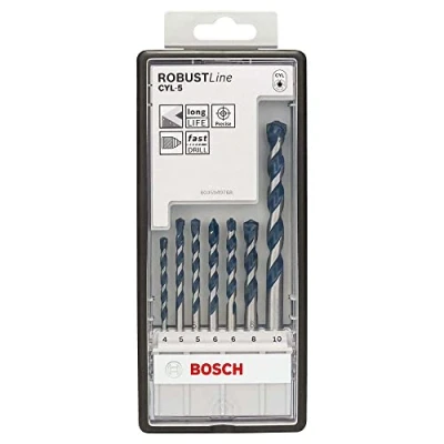 Image of Bosch Professional 7 pcs. CYL 5 Concrete Drill Bit Set (for Concrete, Ø 4 10 mm, Robust Line, Accessories for Impact Drills)