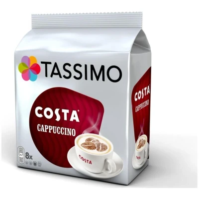 Image of Tassimo Costa Cappuccino Coffee 16 Pods x5 Pack of 80 4056513