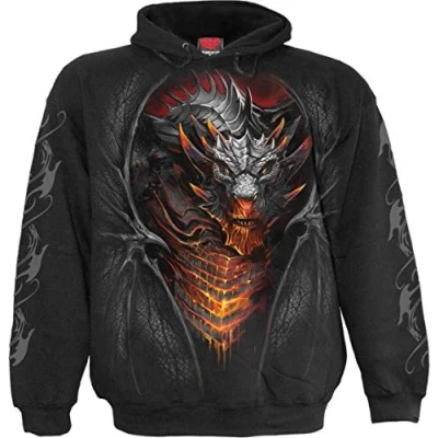 Image of Spiral Draconis Hoody Black XL