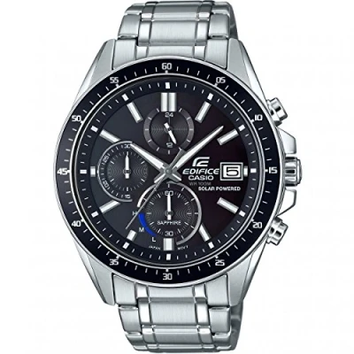 Image of Casio Mens Analogue Classic Quartz Watch with Stainless Steel Strap EFS S510D 1AVUEF, Silver