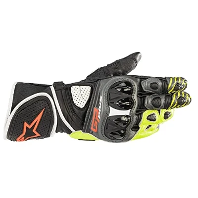 Image of Alpinestars GP Plus R V2 Motorcycle Gloves (Black/Grey/Red, XL)