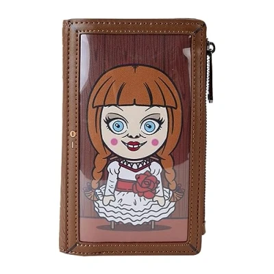 Image of Loungefly Warner Brothers Annabelle Cosplay Bifold Wallet