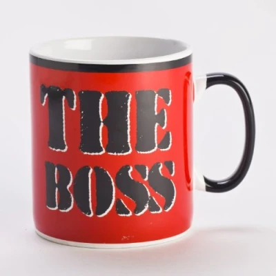 Image of Boxer Massive Mug The Boss, Ceramic, Red, 14.5x11.5x14 cm