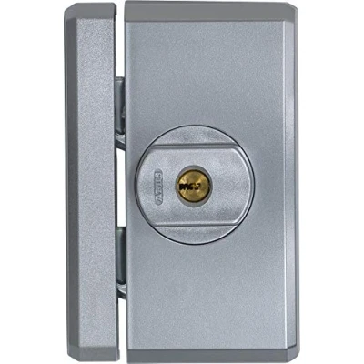 Image of ABUS FTS96A AL0125 Window Lock with Intuitive Locking Mechanism and Alarm Keyed Alike Security Level 10 78551 Silver