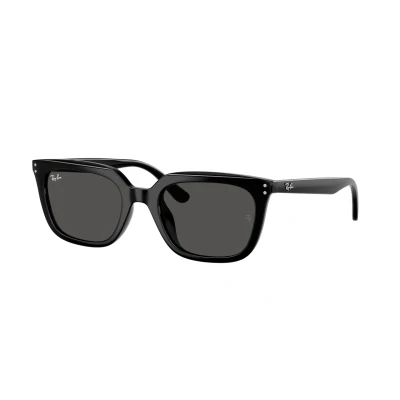 Image of Ray Ban Unisex RB4439D 901/87 Sunglasses Acetate Black Grey Squared Normal